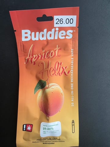 Buddies Flavors | Apricot Helix All in One | 1g