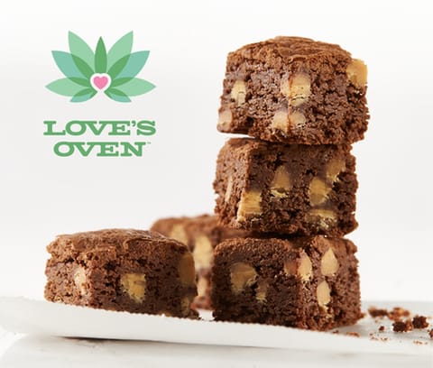 Love's Oven-Edible-10 Pack-Brownies-Peanut Butter