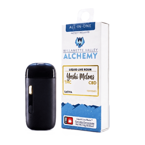 LIQUID LIVE ROSIN CARTRIDGE | YOSHI MELONS | SATIVA | 1 GRAM | DISPOSABLE