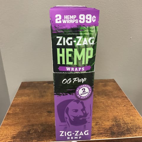 Zig Zag Hemp Wraps Og Purp