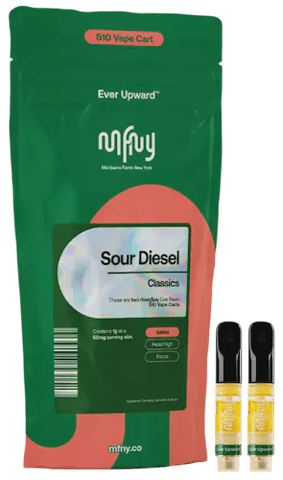 MFNY - Live Resin 510 Cart .5g 2pk - Sour Diesel