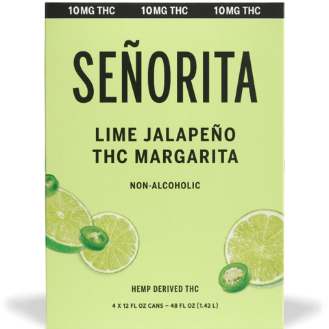 Senorita Lime Jalapeno Margarita - 10mg THC - 4-Pack