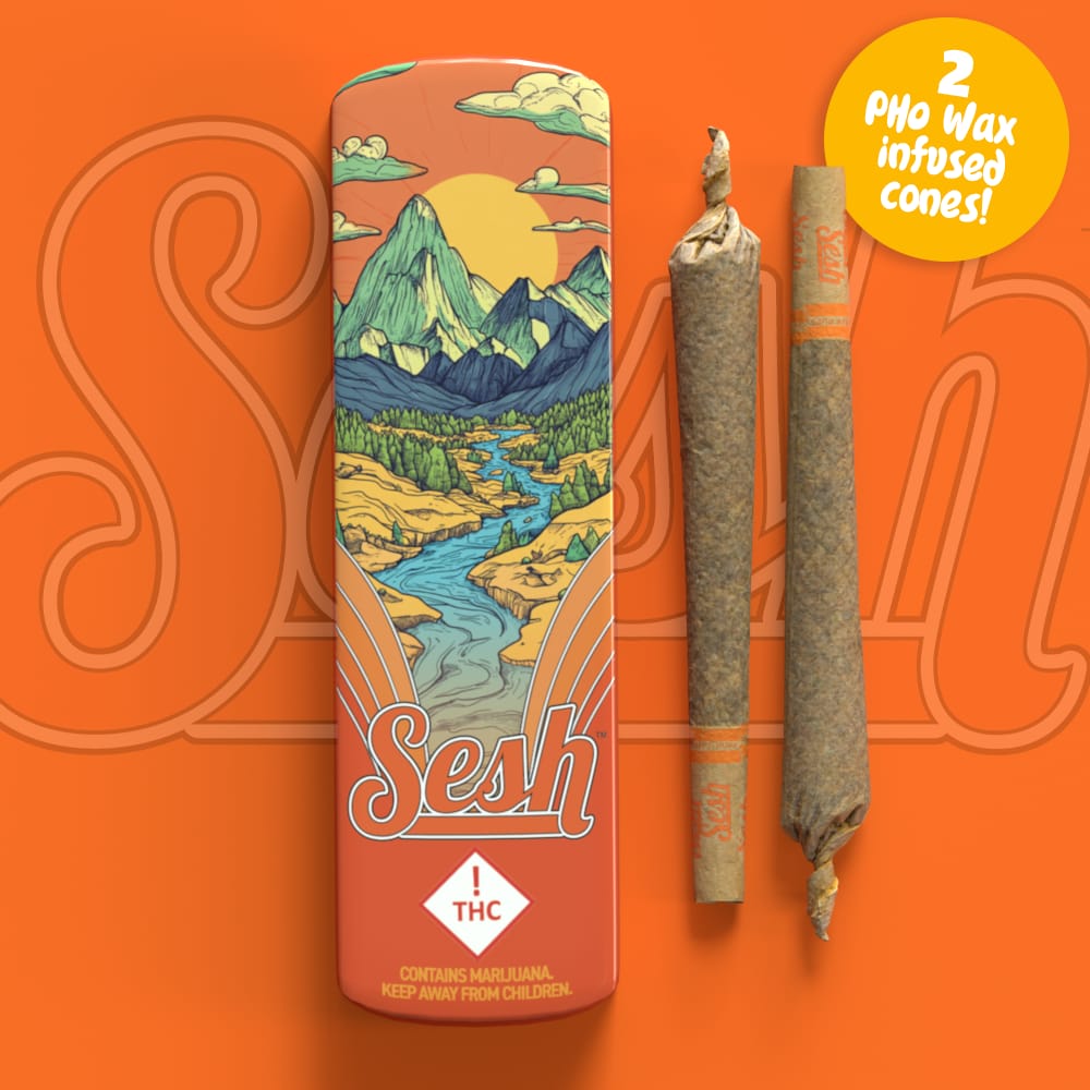 Boysenberry X GMO PHO Infused Cone by Sesh - 2 Pack