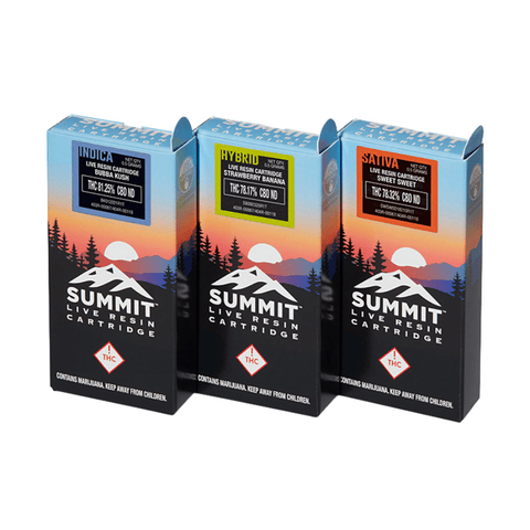 Summit 1000mg Live Resin Vape Cartridge- Gelato Cake