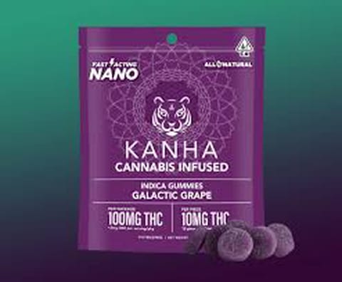 KANHA - NANO - Indica Galactic Grape 100mg - KANHA - NANO - Indica Galactic Grape 100mg .