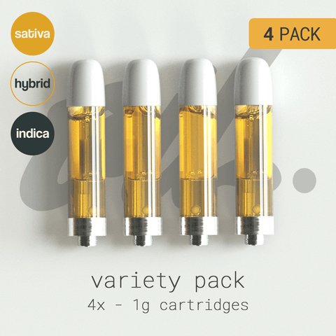 Oil Cartridge Variety 4 Pack Sativa 4000mg (REC)