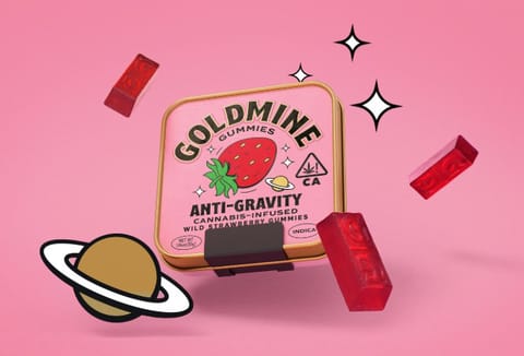 Anti-Gravity Wild Strawberry Gummy (Indica, 10 MG THC)
