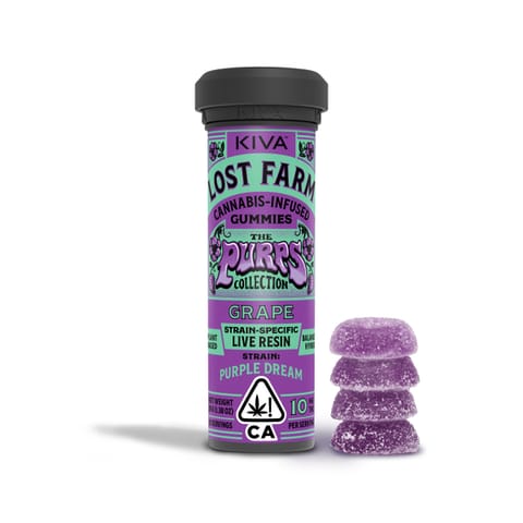 LOST FARM - LIVE RESIN GUMMY - PURPLE DREAM - 100MG