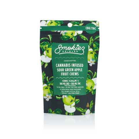 Smokiez Sour Green Apple CBG Gummy