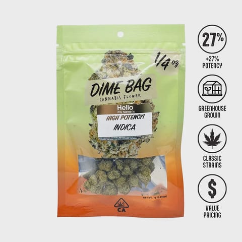 Dime Bag | Divorce Cake | Indica | 7g | Bag