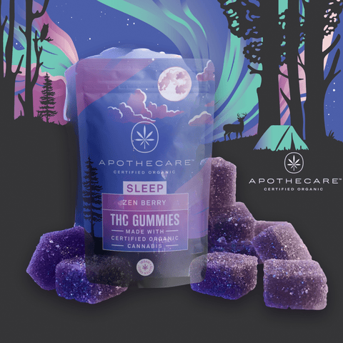Apothecare Certified Organic Zen Berry 2:2:1 THC:CBD:CBN Gummies 200mg