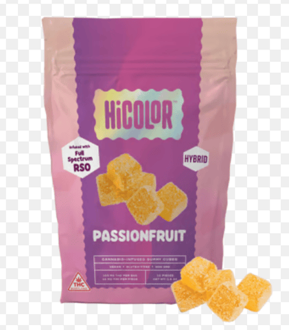 HiColor | Gummies | - RSO Passion Fruit | 10mg x 10