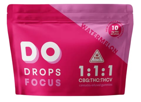 Do Drops | Gummies | - Watermelon | 1:1:1 | CBG:THC:THCV | 10mg x 10