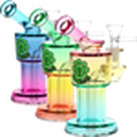 SeshGear Roboto Ombre Glass Water Pipe | 5.25" | 10mm F