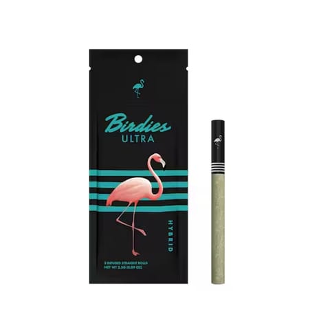 Birdies | Ultra Hybrid | .85g x 3 Diamond Infused Prerolls