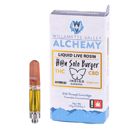 LIQUID LIVE ROSIN CARTRIDGE | HAN SOLO BURGER | HYBRID | 1 GRAM | 510 THREAD