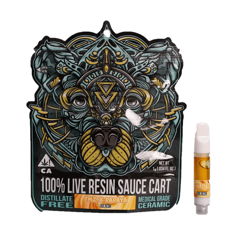 KB - BEAR LABS - LIVE RESIN VAPE - TMZ X PAPAYA - 1G