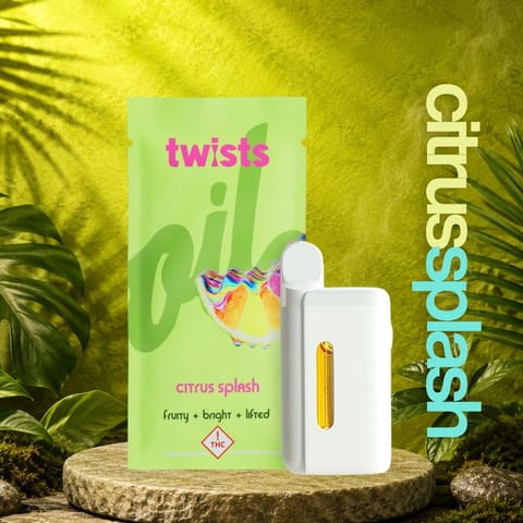 Citrus Splash 4g Distillate Twist All-in-One Vape by Oil by Craft | Golden Rookie