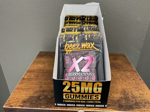 Beez Wax Berryliciois Gummies Indica