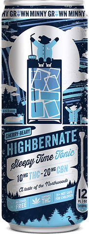 Minny Grown Highbernate Sleepy Time Tonic 10 MG THC + 20 MG CBN