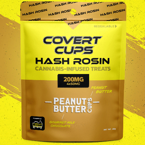 High Dose - Peanut Butter - Covert Cups - Rosin 200mg - 4x50mg