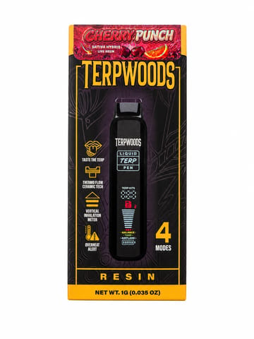 Terpwoods | Cherry Punch Live Resin Vape | AIO | 1g