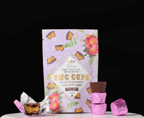 Dark Chocolate Peanut Butter Cups - 25mg