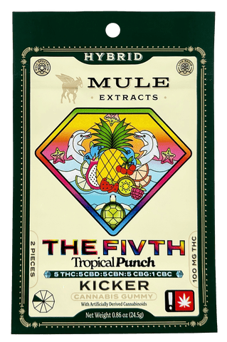 Mule Kicker Gummies | Tropical Punch "The Fivth" 100mg