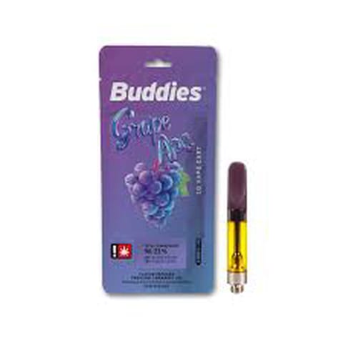 Buddies | Grape Ape | 1G | Flavored Distillate | Cartridge