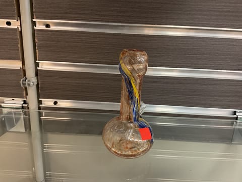 Clear Brown Pumpkin Bong