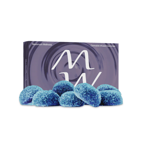 District Cannabis | Maximum Wellness SLEEP&REST l Blueberry Gummies 4:2:1 CBG:CBD:THC | Edible 10mg (10-Pack)