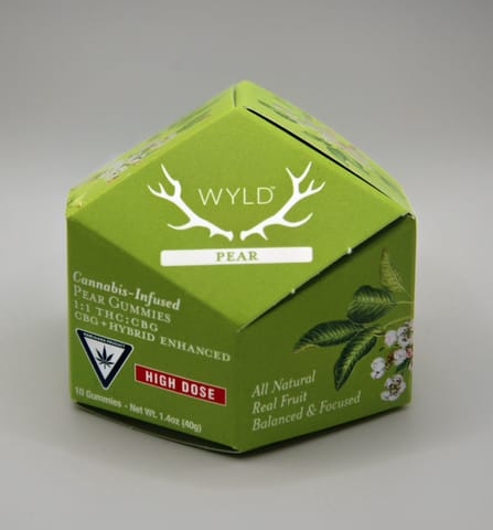 Wyld | Edible | Pear 1:1 THC:CBG 200mg