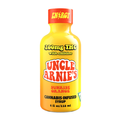 Sunrise Orange | Uncle Arnie's | THC Syrup | 200mg THC 150mg Caffiene
