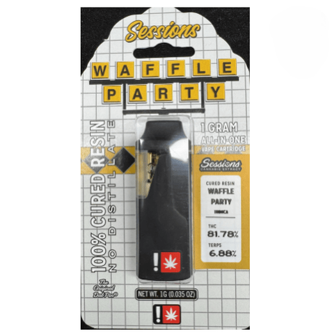 Waffle Party 1g Disposable Cured Resin Cartridge (Sessions)