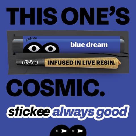 Stickee 1.2G Live Resin Infused - Blue Dream