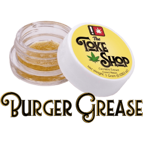 THE TOKE SHOP | CURED RESIN | BURGER GREASE | INDICA | 1 GRAM