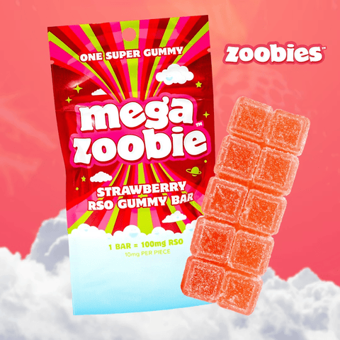 Strawberry Mega RSO Zoobie (100mg/10pk)