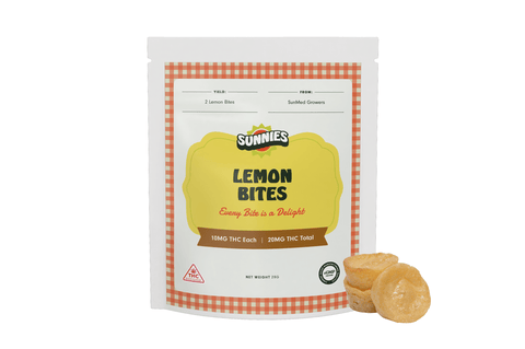 Sunnies | Bites - Lemon Bites | 10mg / 2 pack