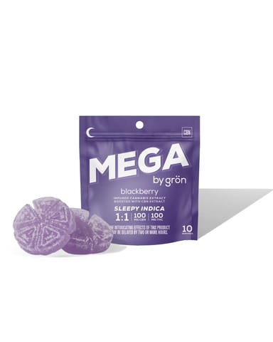 Gron Blackberry MEGA -CBN/THC-Sleepy Indica