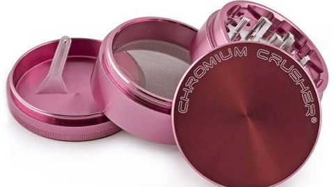 Chromium Crusher 4pc Aluminum Grinder 40mm | Pink
