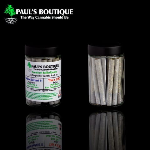 14g Variety Stash Jar | .5g Pre-roll | Bosscotti + 14g Variety Stash Jar | .5g Pre-roll | Bosscotti + Watermelon Zkittlez