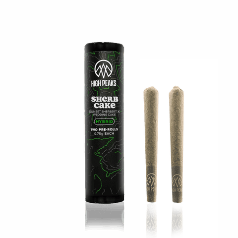 High Peaks - Sherb Cake | 1.5G Pre-Roll Pack