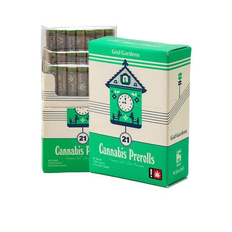 Gud Gardens | Jack Herer & Tropicanna Punch & Turkey Bagz | 21PK | 0.5G Each | Preroll Pack