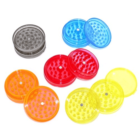 60 mm 2 piece Plastic Grinder (Assorted Colors)1