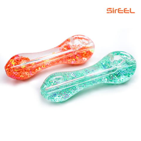 5" SirEEL Glitter Hearts Freezable Spoon | Assorted Colors