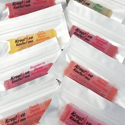 Fruit Punch 1:1 (100mg) Indica Divine Hard Candies 10pk by Kreative Konfections *BLOWOUT Sale* Final Price*