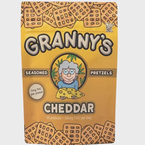 Grannys | Pretzel | Cheddar | 50x1mg