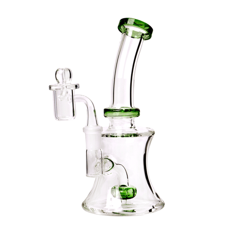 Human Grade | 8" Oil Can Rig | - Green |