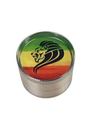 Small Metal Grinders - Rasta Lion