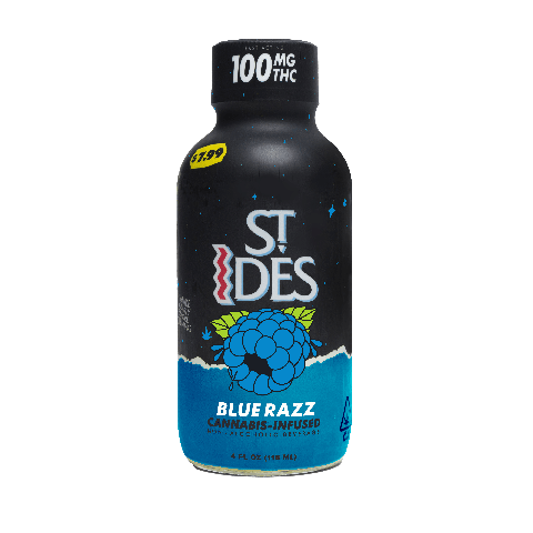 ST IDES - BLUE RAZ | 4OZ SHOT 100MG